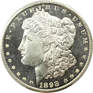 image for: 1898-O $1 PCGS/CAC MS66 DMPL