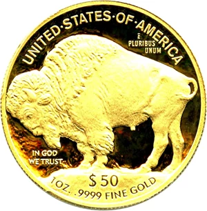 image for: 2010-W American Buffalo $50 PCGS Proof 69 DCAM