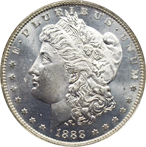 image for: 1888-O $1 NGC MS65 PL