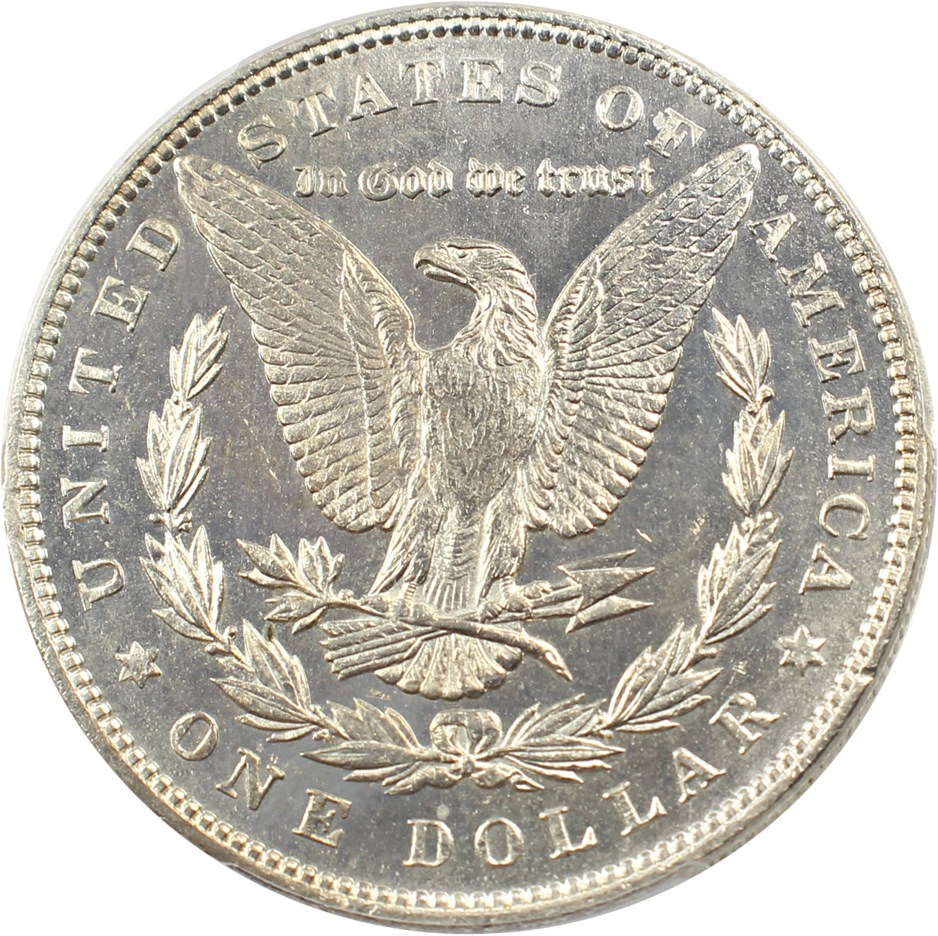 image for: Top 100 VAM: 1887/6 $1 PCGS MS64 PL (VAM-2, 7/6)