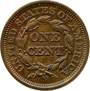 image for: 1844 1c PCGS MS64 RB