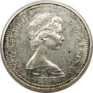 image for: Canada: 1972 $1 PCGS SP65 (Silver, Voyageur Ag)