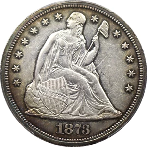 image for: 1873 $1 PCGS/CAC Proof 53 (Seated)