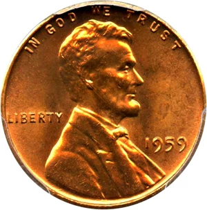 image for: 1959 1c PCGS MS65 RD