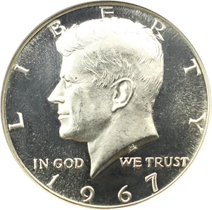 image for: 1967 50c NGC MS67 UCAM