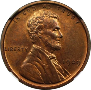image for: 1909 Lincoln 1c NGC/CAC Proof 64 RB