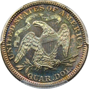 image for: 1886 25c PCGS MS65