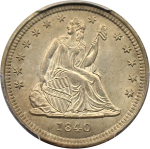 image for: 1840-O 25c PCGS MS63 (Drapery)