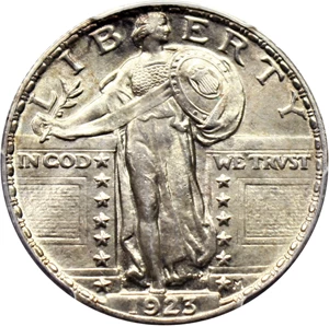 image for: 1923 25c PCGS MS64 FH