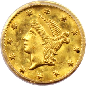 image for: Cal. Gold 25c PCGS MS64 (BG-222)