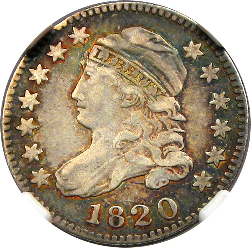 image for: 1820 10c NGC VF30 (Large 0)