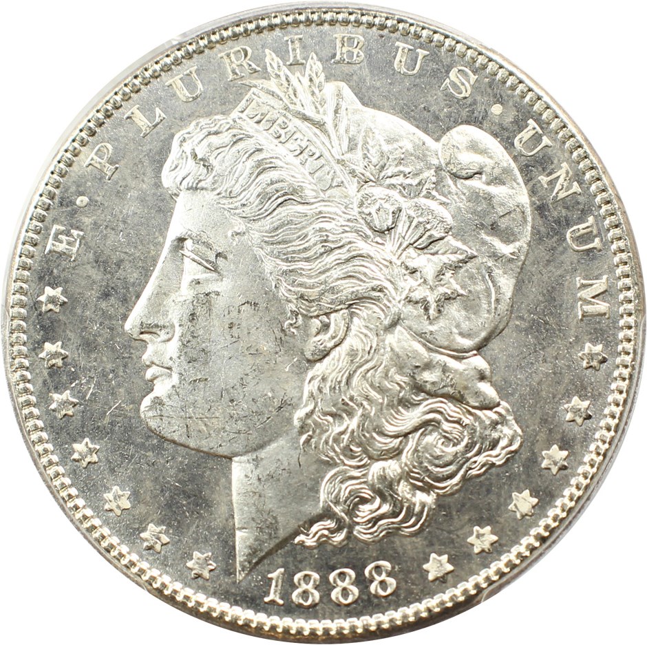 image for: 1888 $1 PCGS MS65 DMPL