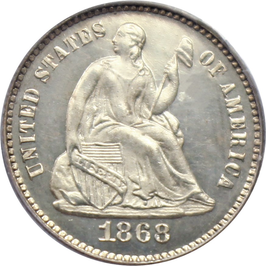 image for: 1868 H10C PCGS Proof 65 CAM