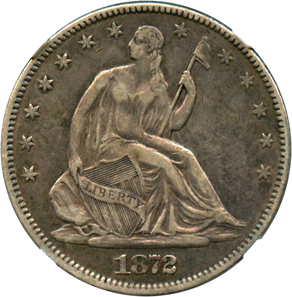 image for: 1872 50c NGC VF35