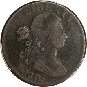 image for: 1805 1c PCGS F15