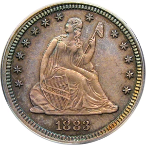 image for: 1883 25c PCGS/CAC Proof 65 (OGH)