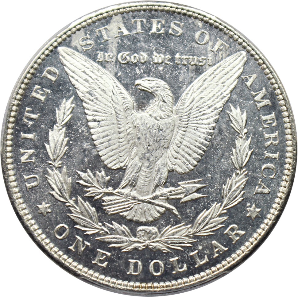 image for: 1891 $1 PCGS/CAC MS63+ DMPL