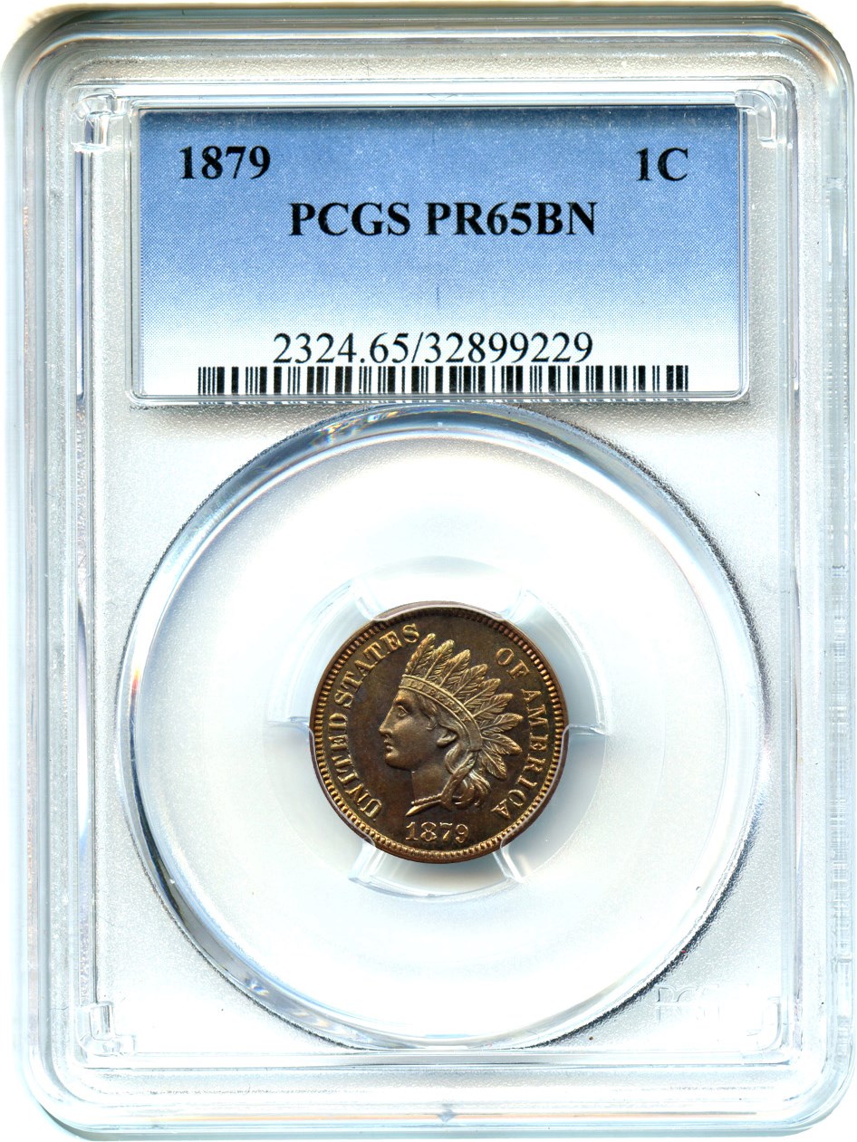 image for: 1879 1c PCGS Proof 65 BN