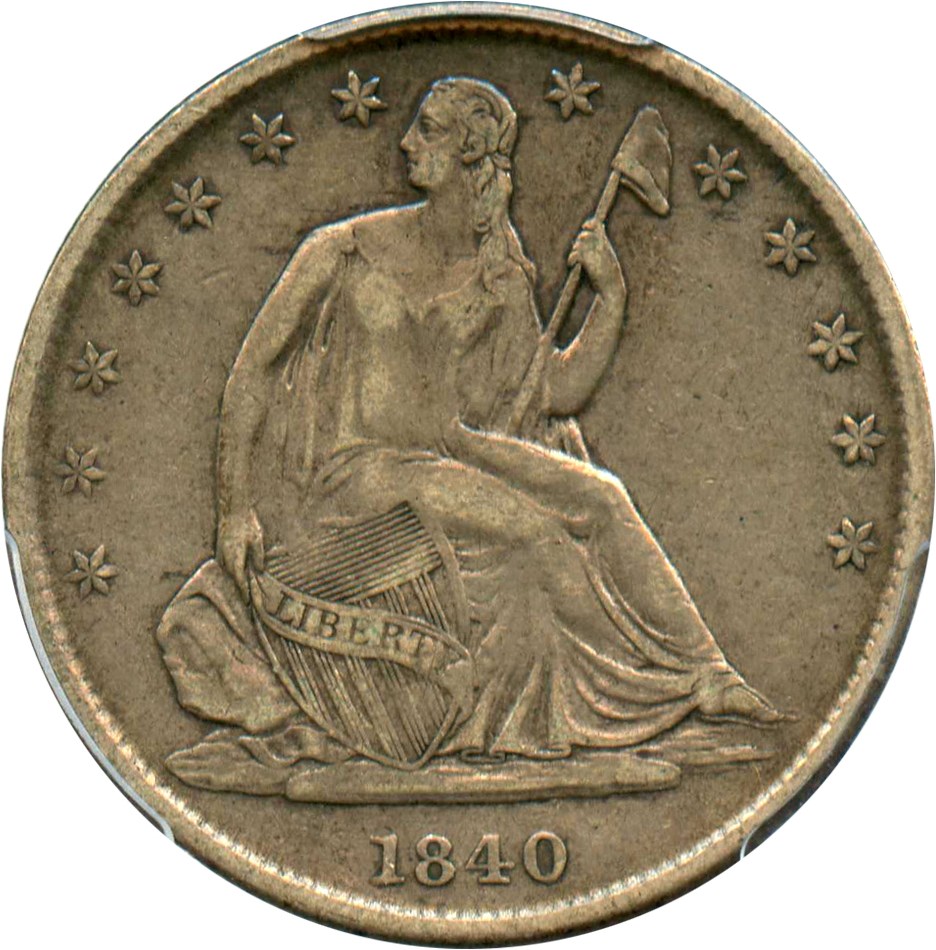 image for: 1840-O 50c PCGS/CAC VF35