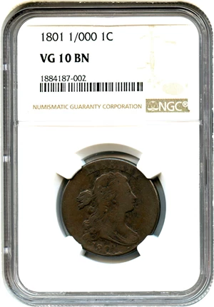 image for: 1801 1c NGC VG-10 BN (1/000)