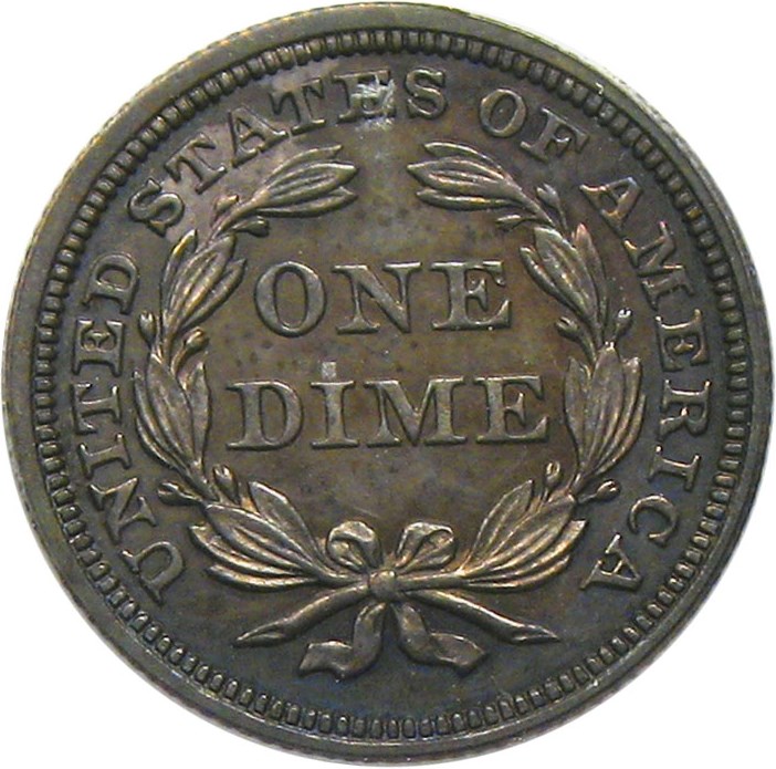 image for: 1846 10c PCGS Proof 63