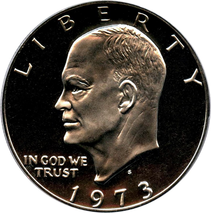 image for: 1973-S $1 PCGS Proof 69 DCAM (Clad, 40th Anniversary)