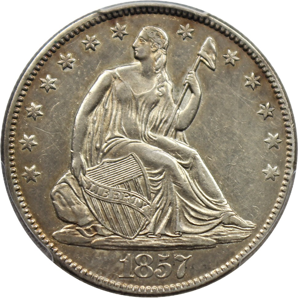 image for: 1857-O 50c PCGS AU53