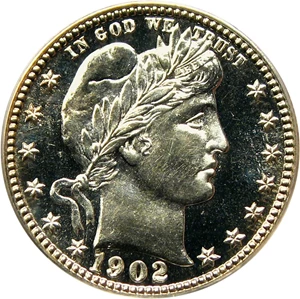 image for: 1902 25c PCGS/CAC Proof 67 CAM