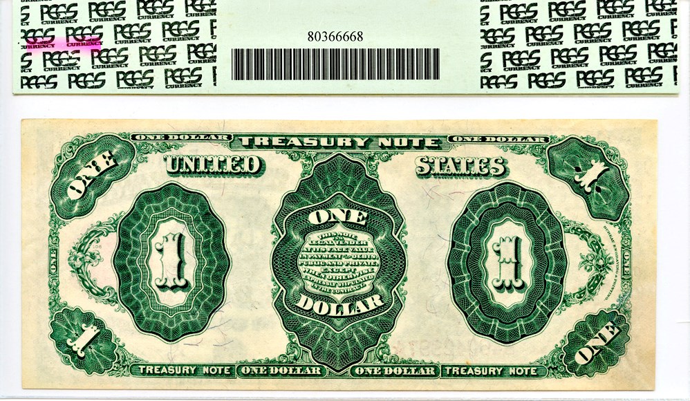 image for: FR. 351 1891 $1 Treasury Note PCGS About New 55 (Apparent)