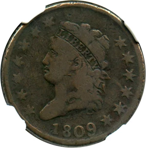 image for: 1809 1c NGC VG-10 BN (S-280)