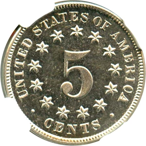 image for: 1875 5c NGC Proof 64 CAM