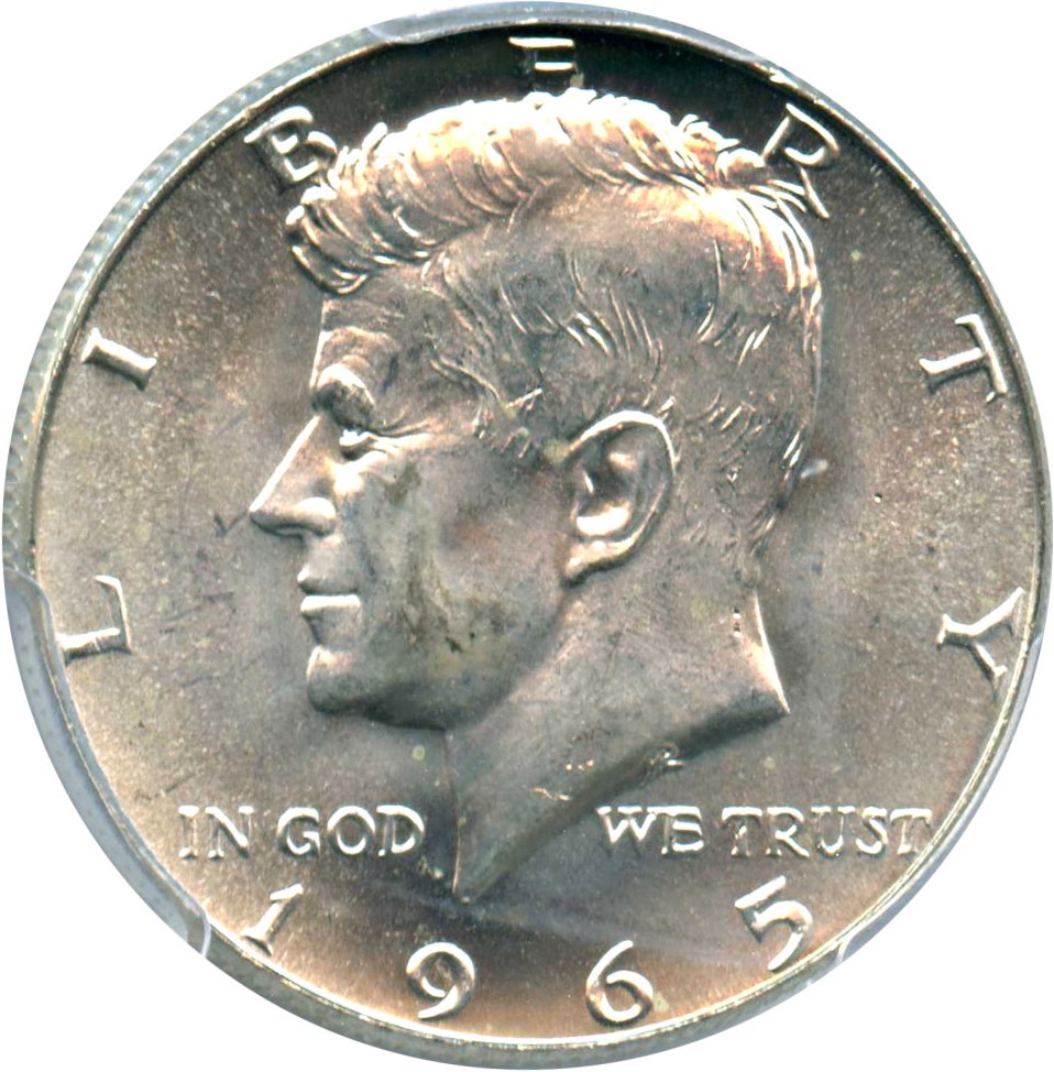 image for: 1965 50c PCGS MS64