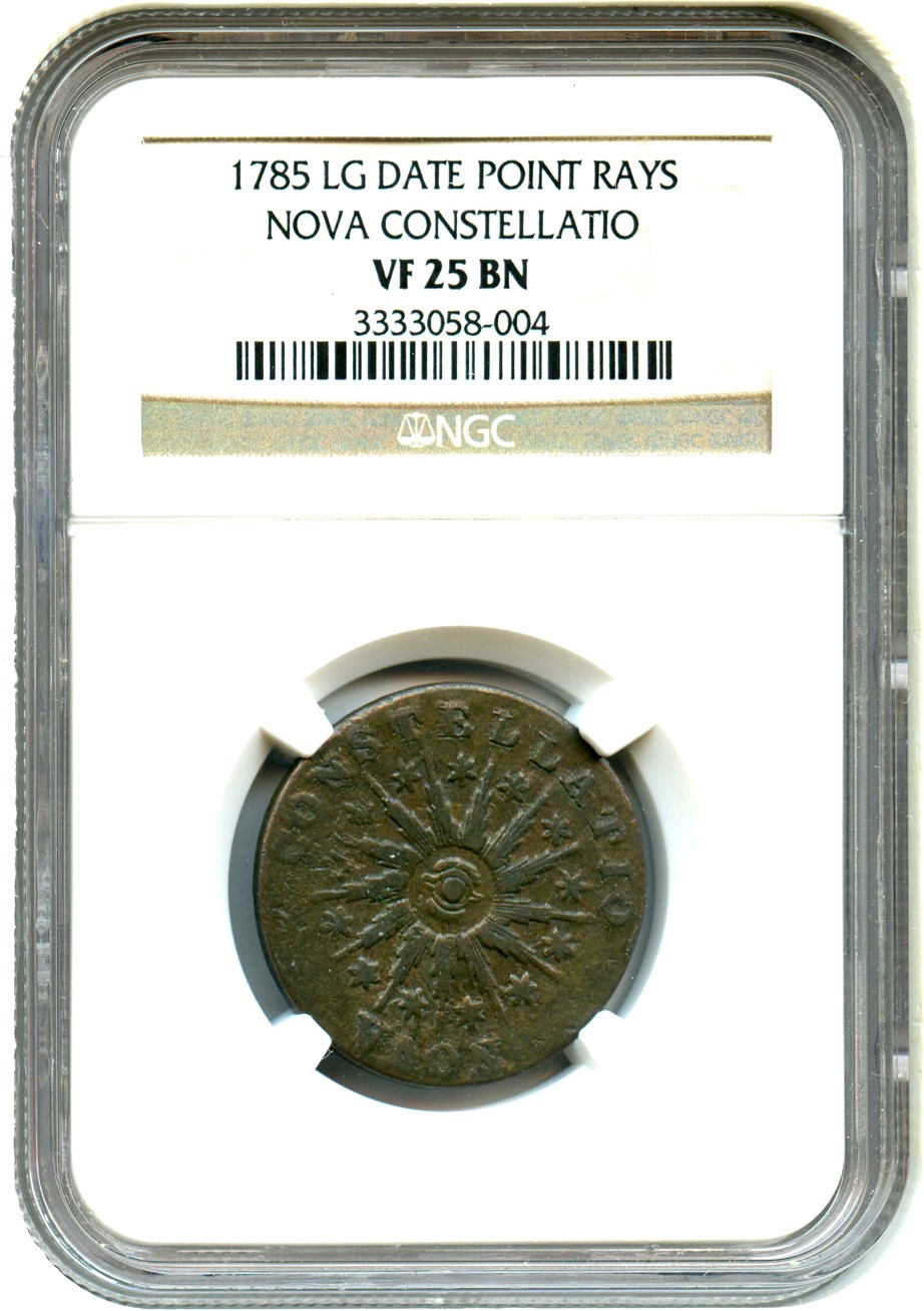 image for: 1785 Nova Constellatio NGC VF25 BN (Pointed Rays, Large Date)
