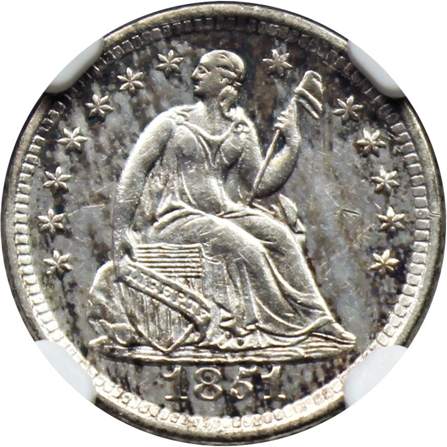 image for: 1851-O H10c NGC AU58