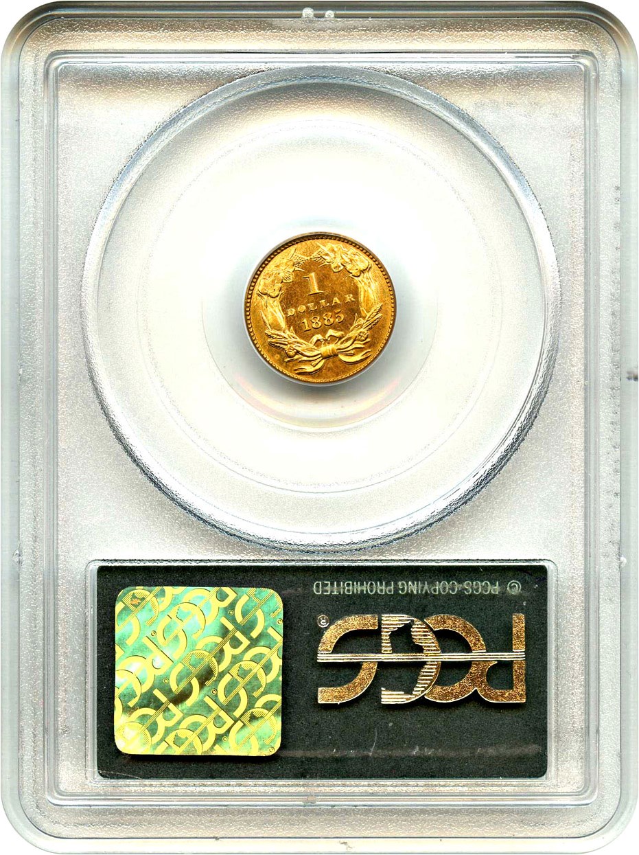 image for: 1885 G$1 PCGS/CAC Proof 65 (OGH)