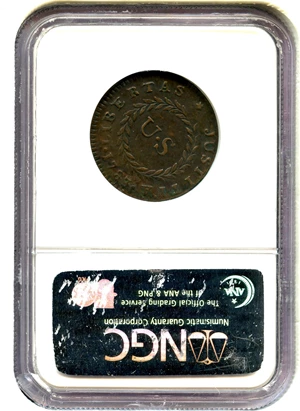 image for: 1783 Nova Constellatio NGC AU50 BN (Pointed Rays, Large US)
