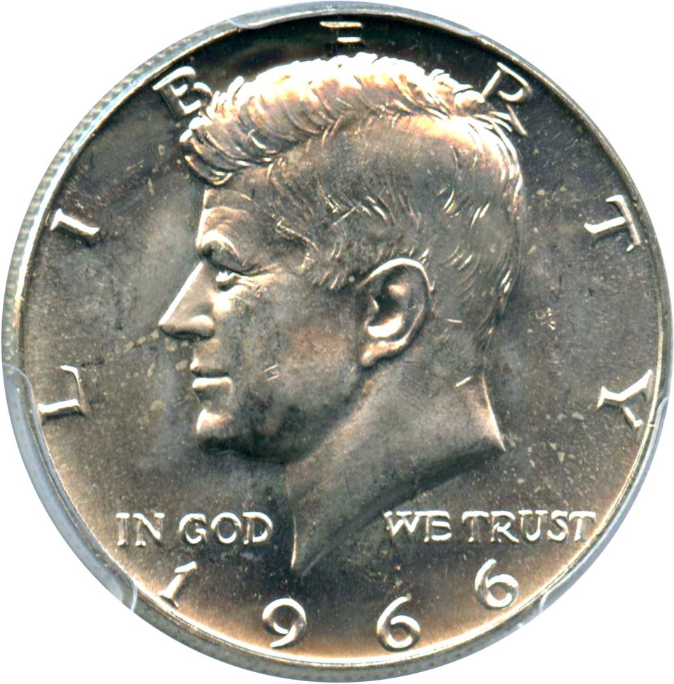 image for: 1966 50c PCGS MS64