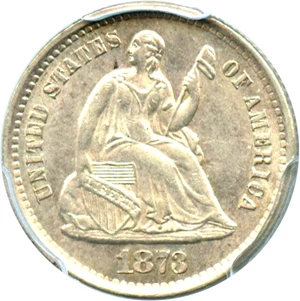 image for: 1873-S H10c PCGS MS62
