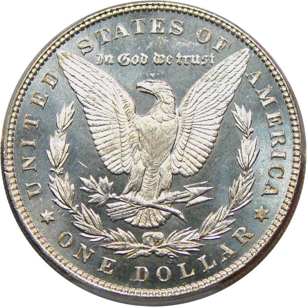 image for: 1887/6 $1 PCGS/CAC MS65+ PL