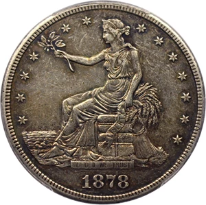 image for: 1878-CC Trade$ PCGS AU50