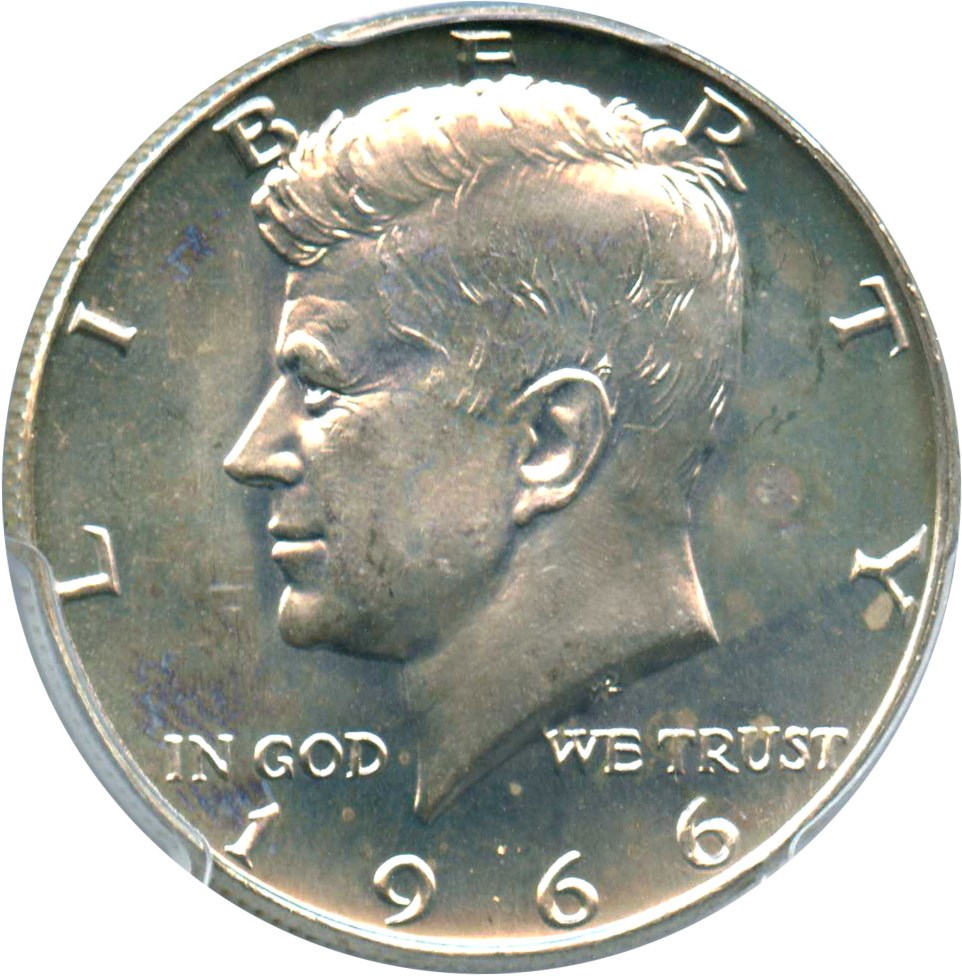 image for: 1966 50c PCGS MS66