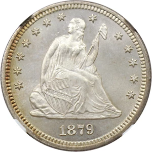 image for: 1879 25c NGC MS66+