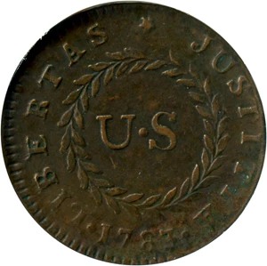 image for: 1783 Nova Constellatio NGC AU50 BN (Pointed Rays, Large US)