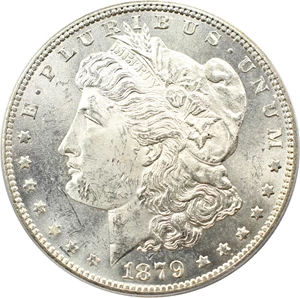 image for: 1879-S $1 PCGS MS63 (VAM-4)