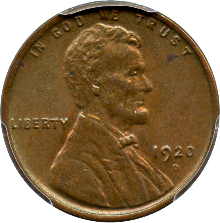 image for: 1920-D 1c PCGS MS64 BN