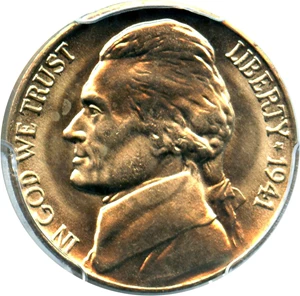 image for: 1941-D 5c PCGS MS66