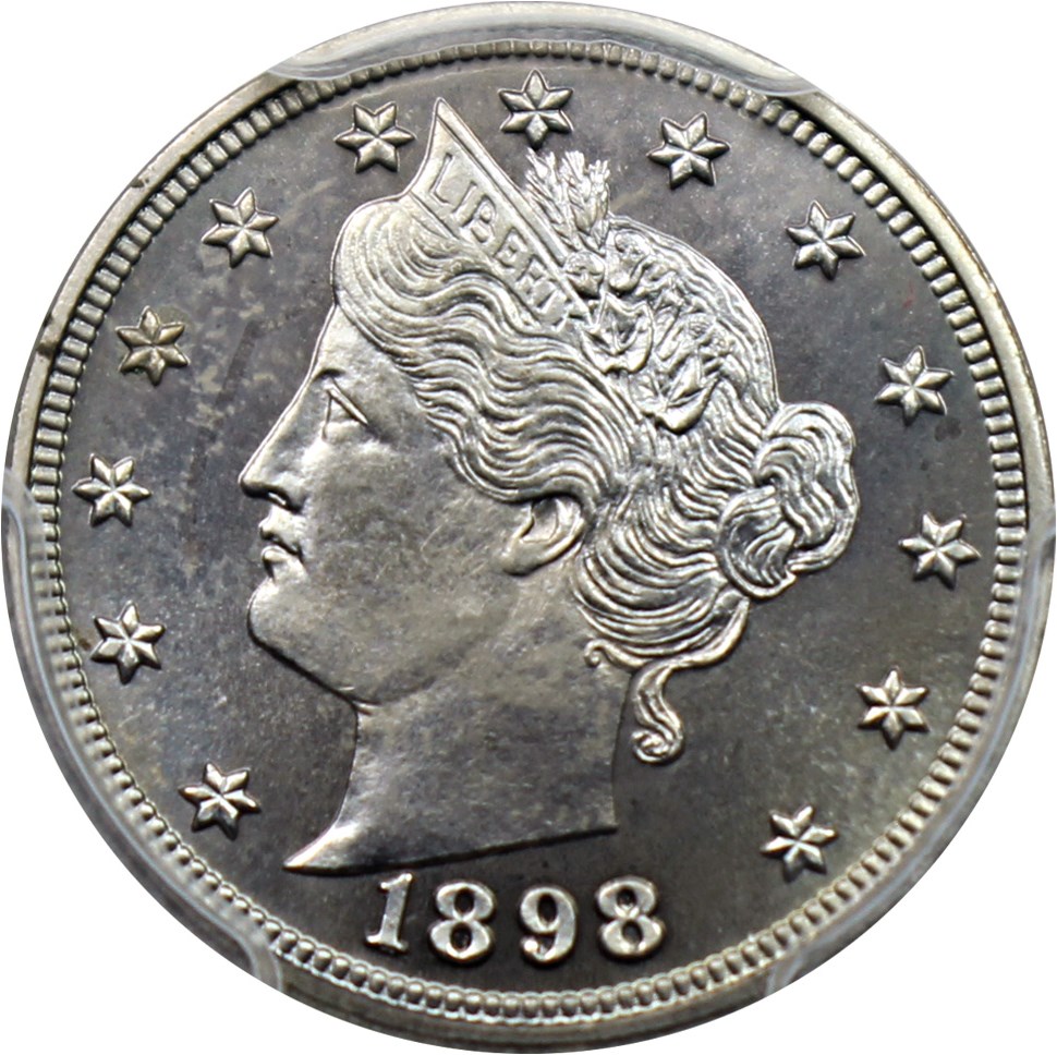 image for: 1898 5c PCGS Proof 66