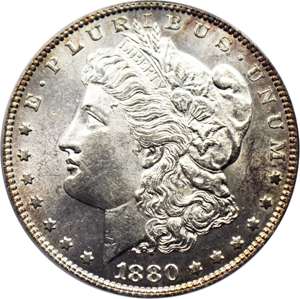 image for: Top 100 VAM: 1880-O $1 PCGS MS61 (VAM-4, 80/79, Crossbar)