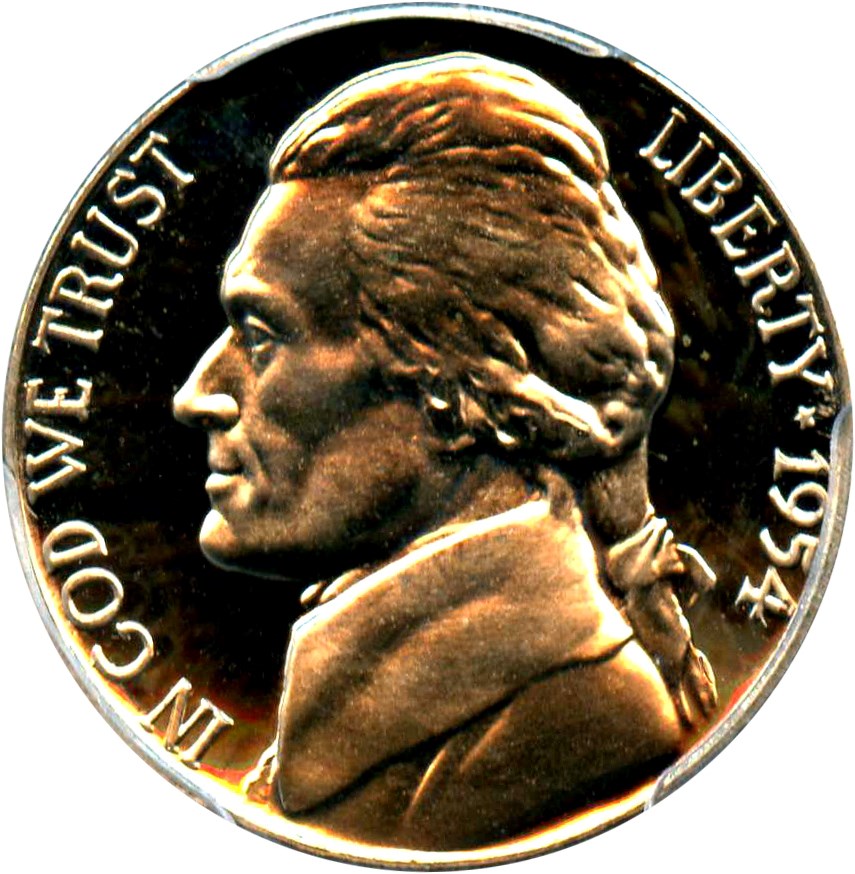 image for: 1954 5c PCGS Proof 67 CAM