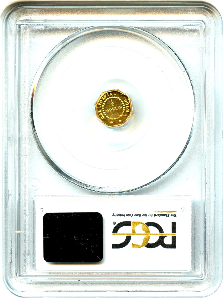 image for: 1854 Cal. Gold 50c PCGS MS63 (BG-305)